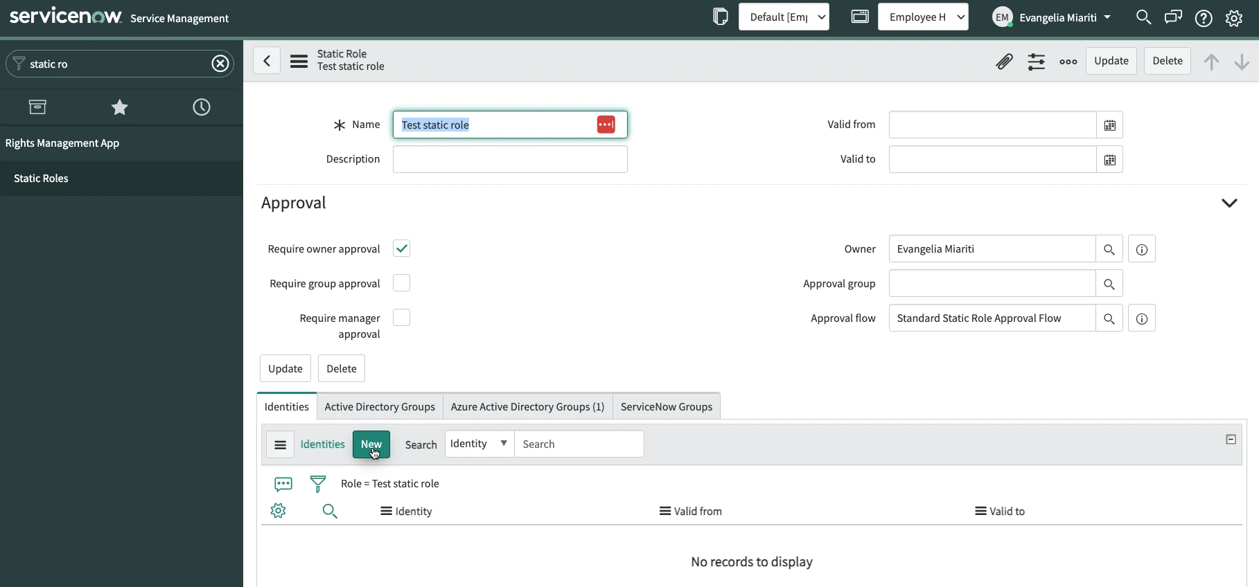 Identities related lists