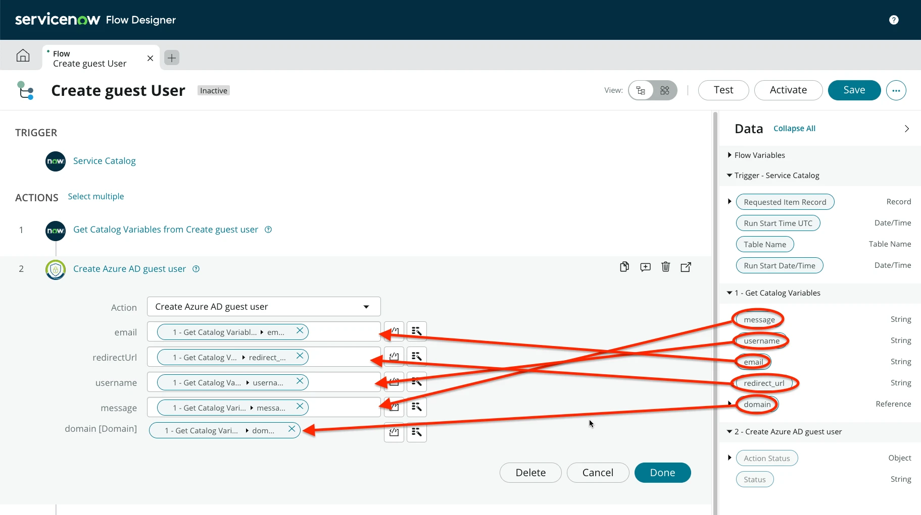create guest user action