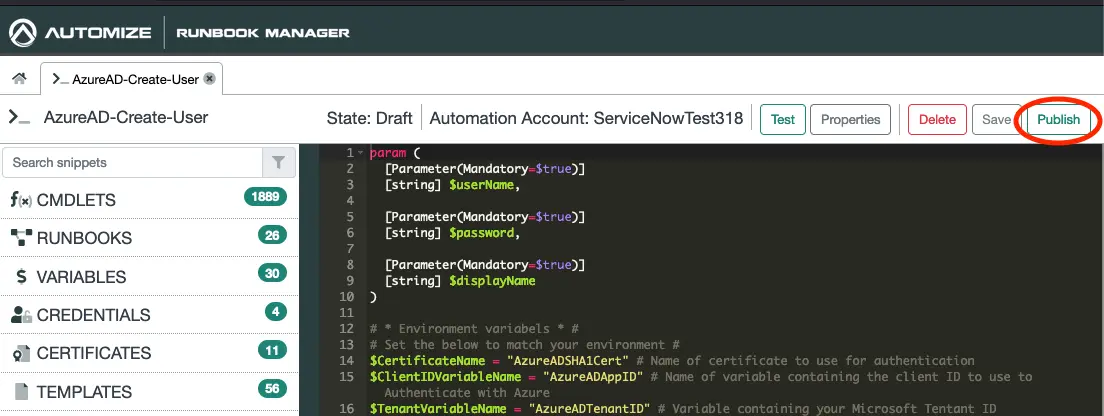 Open Runbook Manager