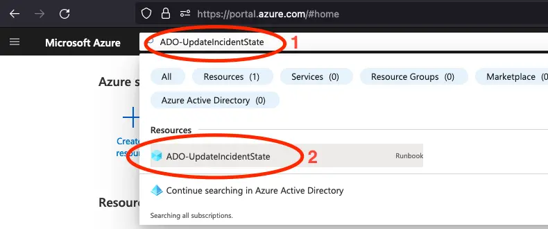 Work note showing a work item has been created
