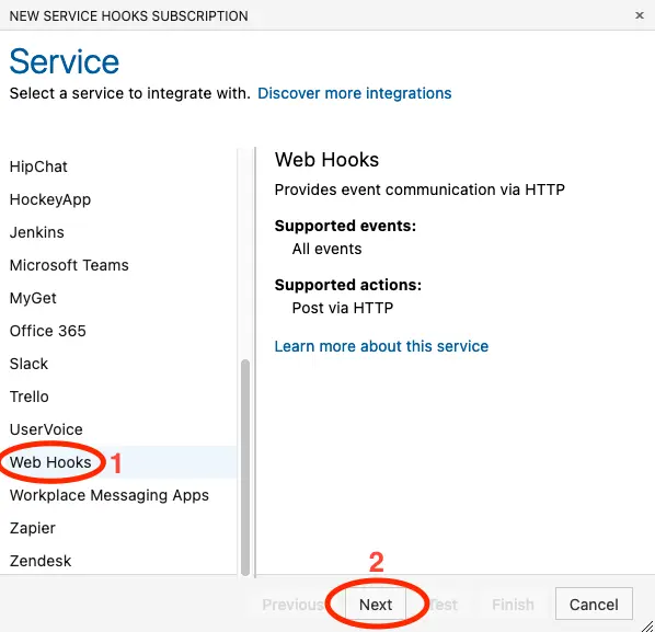 Work note showing a work item has been created