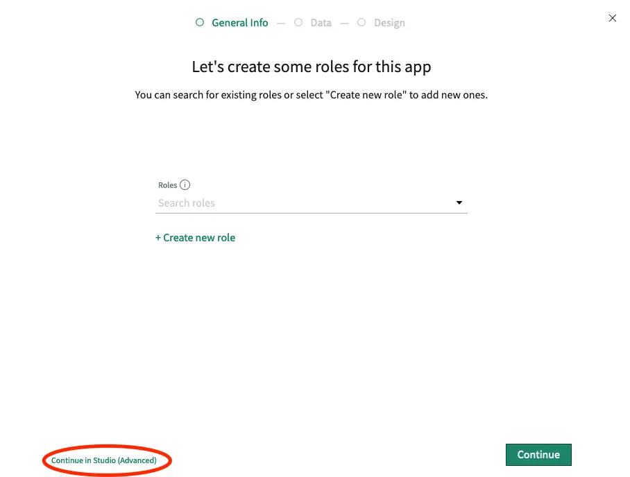 Register an application