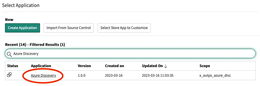 Register an application