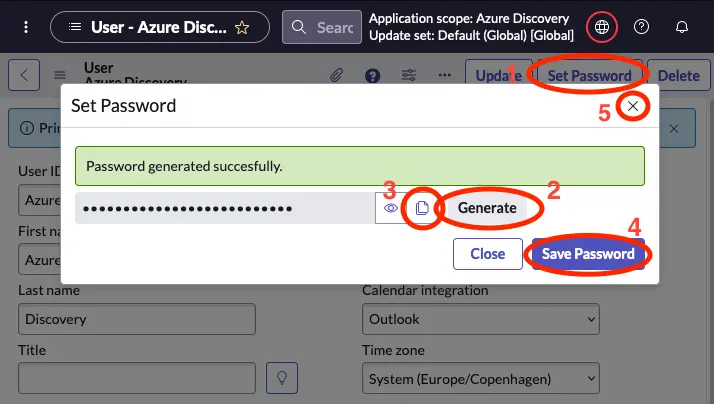 Register an application