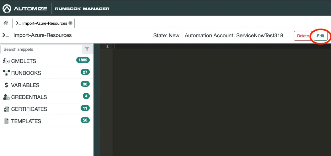 Register an application