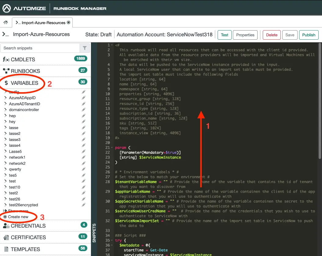 Register an application
