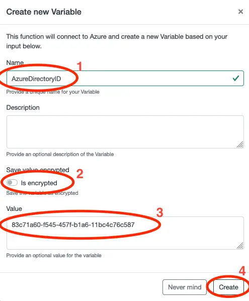 Register an application