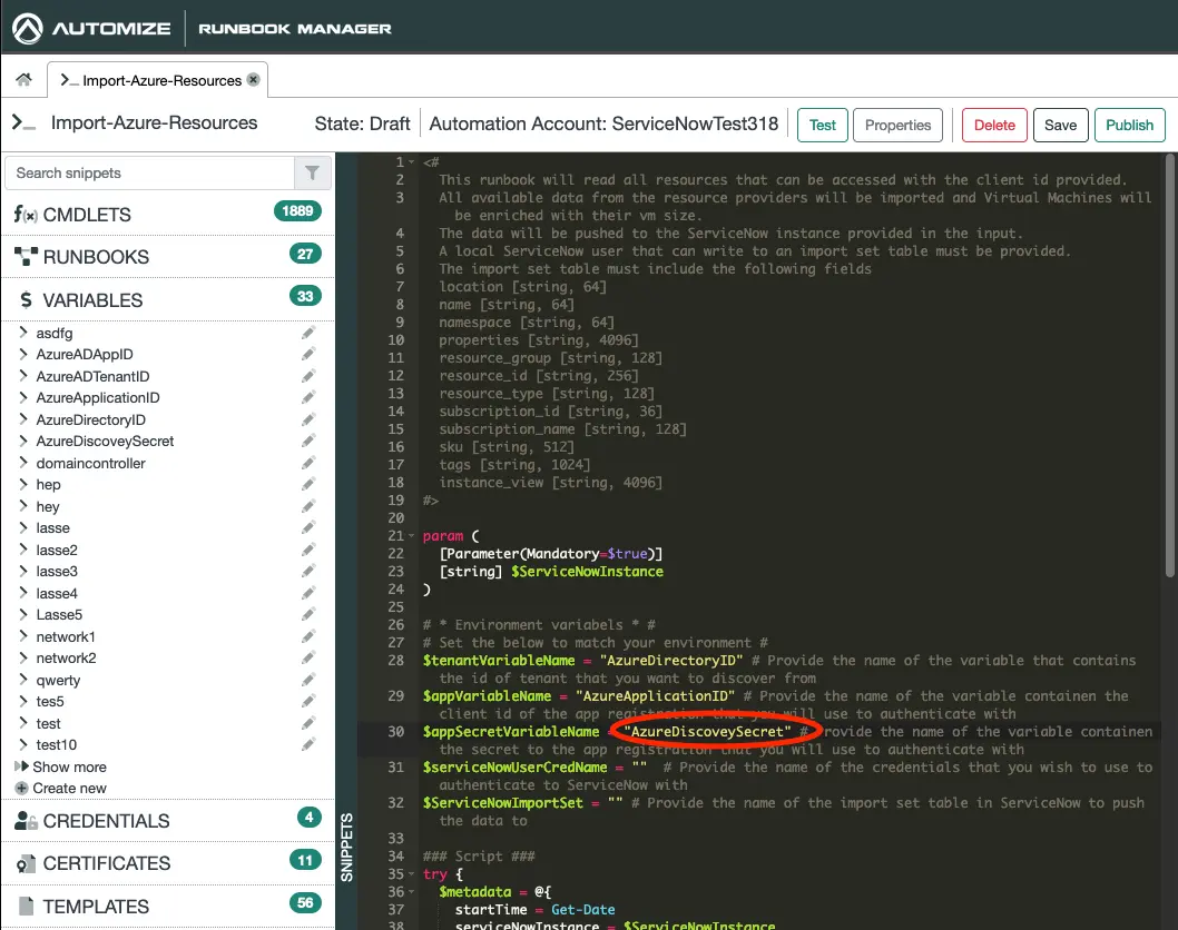 Register an application