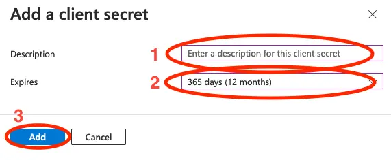 Register an application