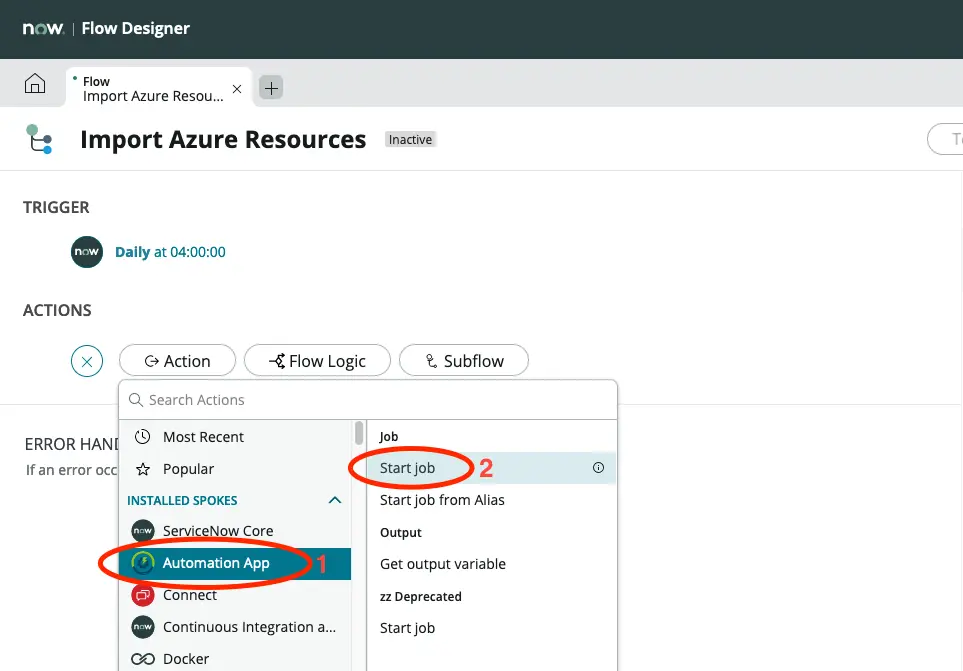 Register an application