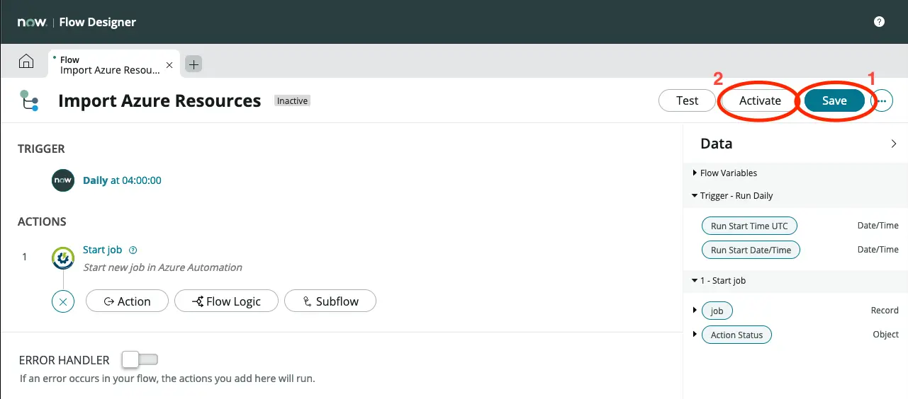 Register an application