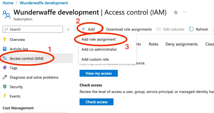 Register an application