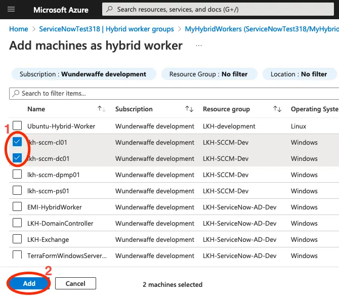 Start Runbook using a Hybrid Worker Group from Flow Designer
