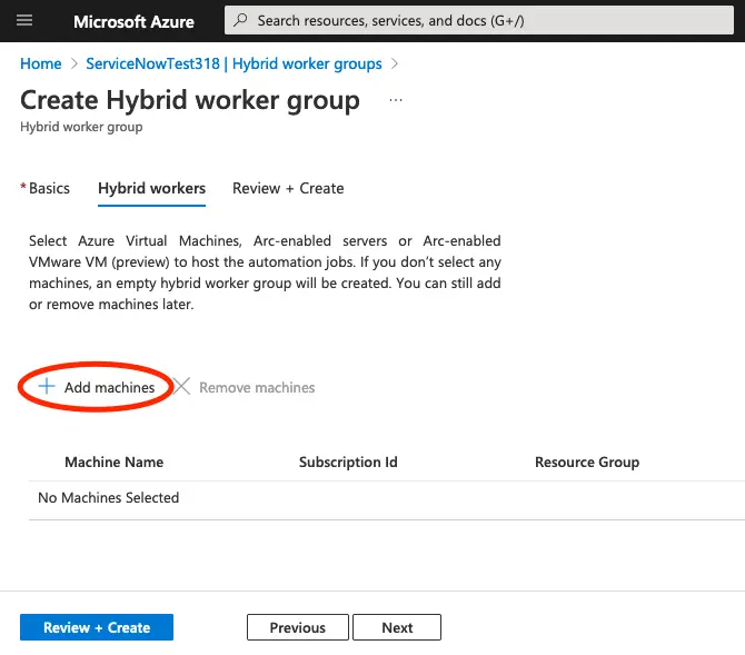 Start Runbook using a Hybrid Worker Group from Flow Designer