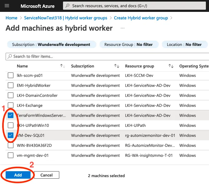 Start Runbook using a Hybrid Worker Group from Flow Designer