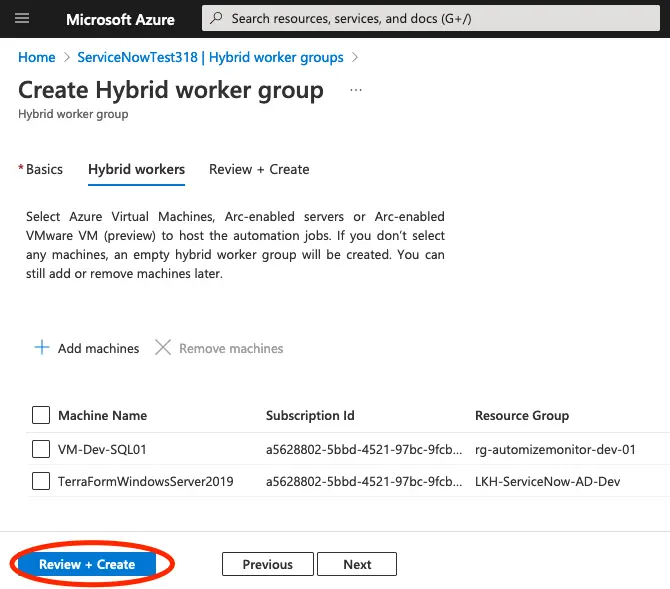 Start Runbook using a Hybrid Worker Group from Flow Designer