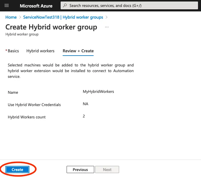Start Runbook using a Hybrid Worker Group from Flow Designer